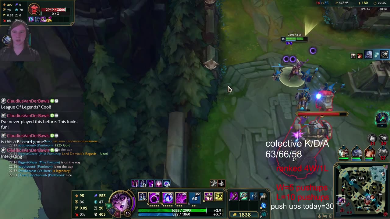 league of legends road to plat.