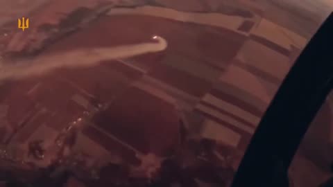 Ukrainian Marage 2000 Shooting Down a Russian Cruise Missile