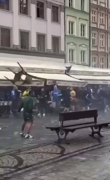 Violent Fans fo Chelsea vs Real Betis Before Europa Conference Final