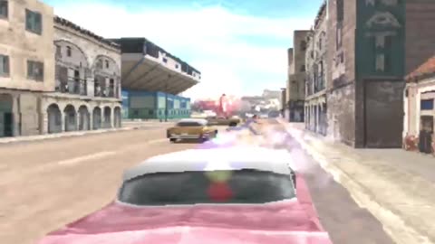 High speed chase of a 1958 Dodge Coronet car in Havana Cuba in the game Driver 2 - Part 1