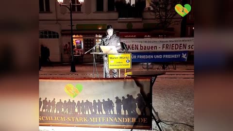 Waren (Müritz) die 149igste Kundgebung 12-01-2026