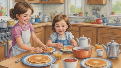 Pancakes for Plum ✨ Bedtime Stories - Fairy Tale - Short Stories Retold