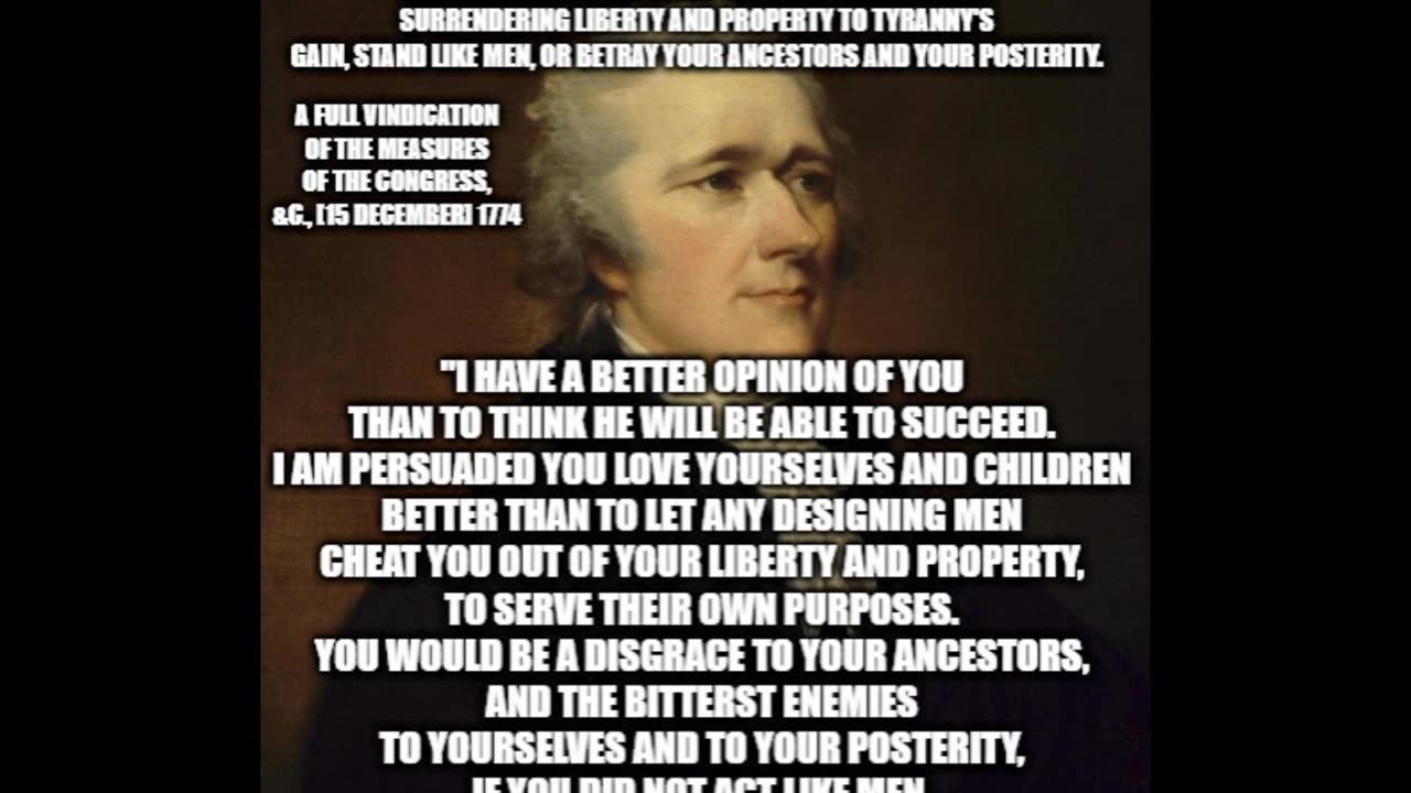1774.12.15 Alexander Hamilton A Full Vindication of the Measures of the Congress, 15 December 1774