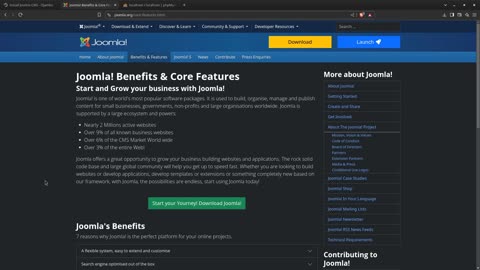 Install Joomla CMS