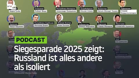 Siegesparade 2025 zeigt: Russland ist alles andere als isoliert