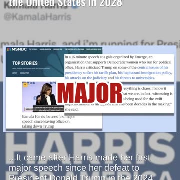 Fact Check: Kamala Harris Did NOT Post 'I'm Running for President of the United States in 2028'