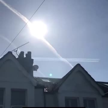 CHEMTRAILS IN PLAIN SIGHT...THEY DONT HIDE IT