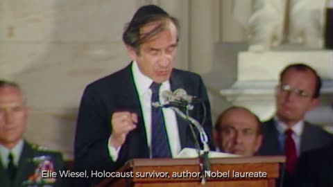 Eva Moses Kor dragged from Wiesel speech