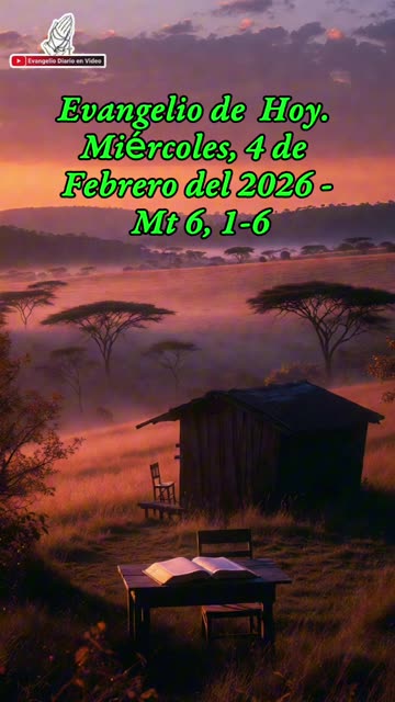 Evangelio de Hoy. Miércoles, 4 de Febrero del 2026 - Mt 6, 1-6