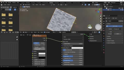 Blender - nodo Texture brick