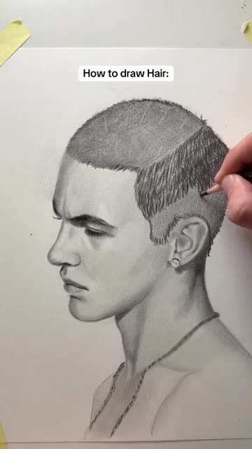 Step by step tutorial how to draw hair