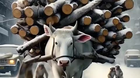 Monkeys vs. Bull: A Tale of Mischief & Justice! 🐒🚨