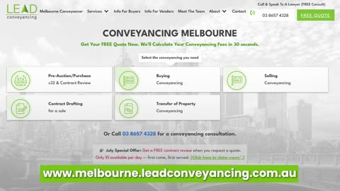 LEAD Conveyancing Melbourne