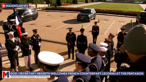 DOD | Secretary Pete Hegseth welcomes French Counterpart Sébastien Lecornu at The Pentagon [LIVE]
