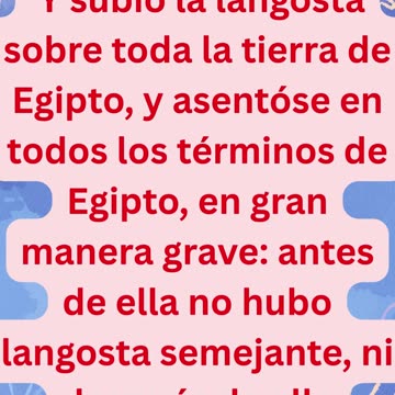 “La invasión de langostas sobre Egipto” Éxodo 10:13,14 #shorts #youtube #ytshorts #shortvideo #yt