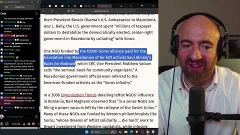 Mike Benz reveals that USAID has sent money to George Soros' NGOS