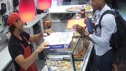 Diversity attacks pizza man