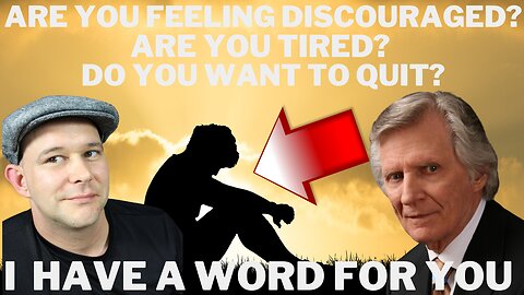 What to do When You Are Discouraged Tired and Want to Quit Lessons from David Wilkerson Sermon