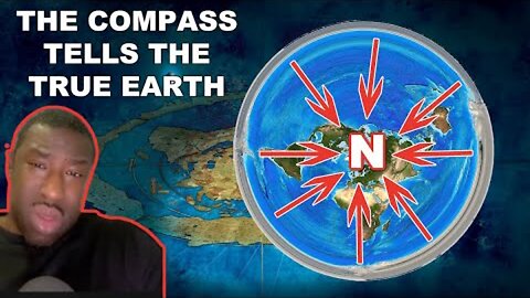 The compass ONLY works on a Flat Earth