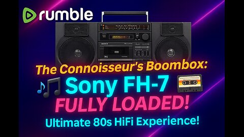 🎵 The Connoisseur’s Boombox: Sony FH-7 FULLY LOADED! 🔊📼 Ultimate 80s HiFi Experience!