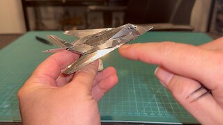 Metal Earth F-117 Nighthawk Instructional