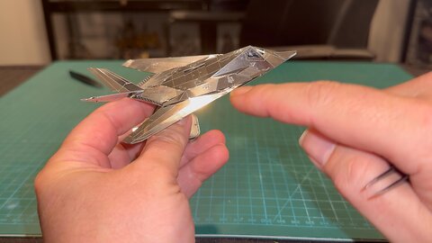 Metal Earth F-117 Nighthawk Instructional