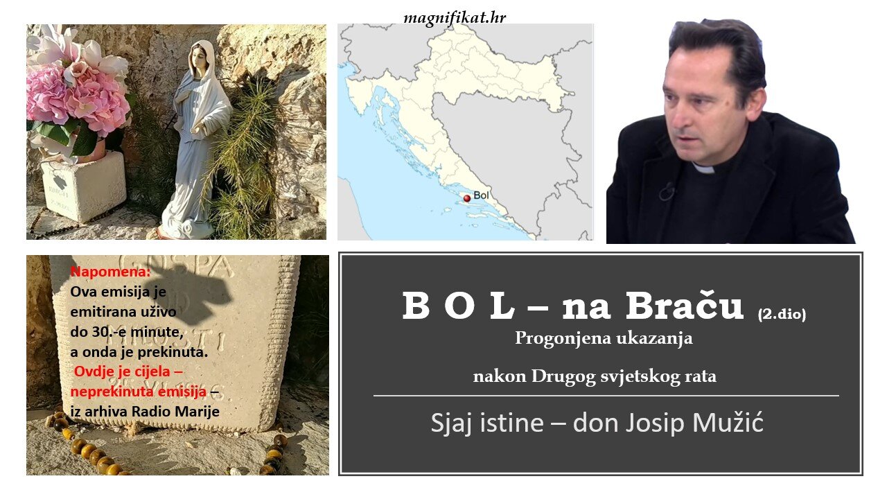 BOL NA BRAČU 2. Progonjena ukazanja nakon Drugog sv. rata, 4