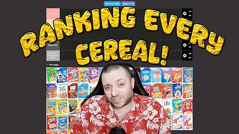 Ranking Cereal | Ultimate Cereal Tier Lis! | Gonna Be Some Mad Comments! 😤🥣