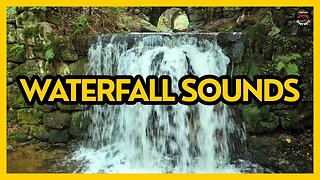 WATERFALL SOUNDS FOR SLEEP & RELAXATION | NATURAL WATER AMBIENCE