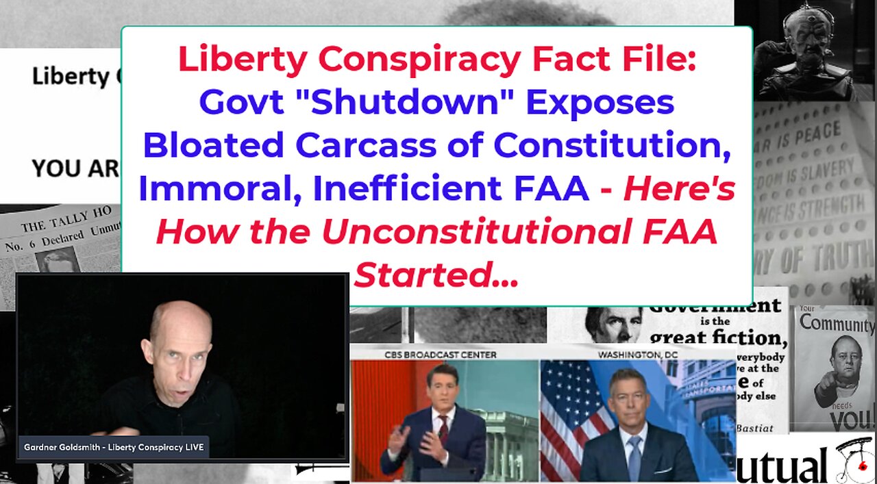 Fact File: Gov Shutdown Exposes Unconstitutional System, Corrupt History of FAA