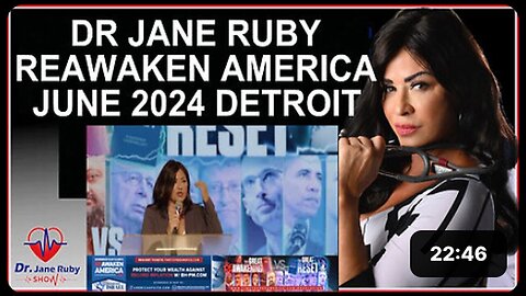 Dr. Jane Ruby's Reawaken America Tour Speech, Detroit, June 2024