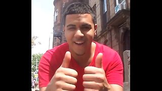 Luodong Massages Hispanic Man On The Street Stoop