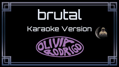 Olivia Rodrigo - brutal (CC)
