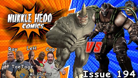 Nukkle HeDD Comics Issue 194- Baine Vs Rhino Comic Versus #1 #Mavel #disneyplus #dc #marvelvsdc
