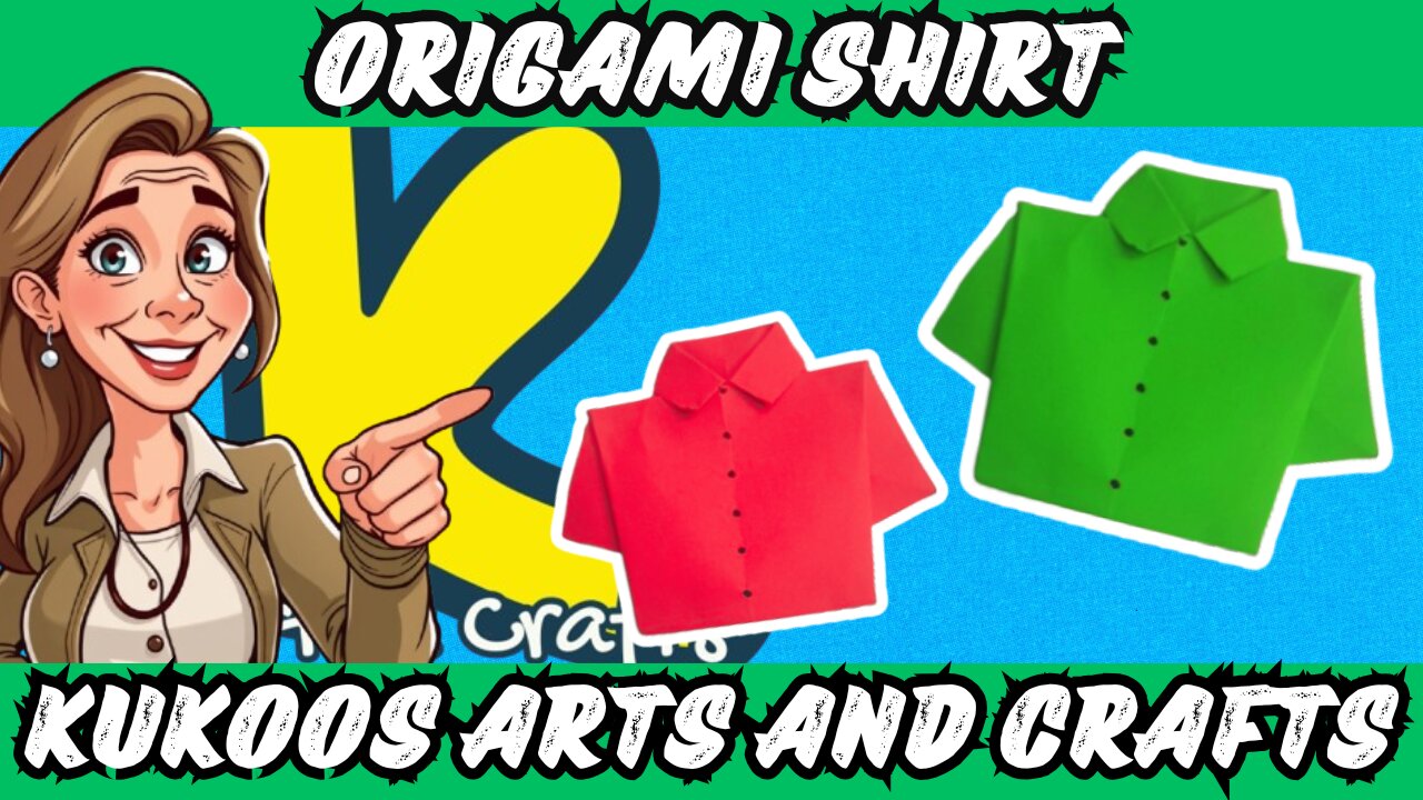 How to Make an Origami Shirt | Easy Paper Folding Tutorial