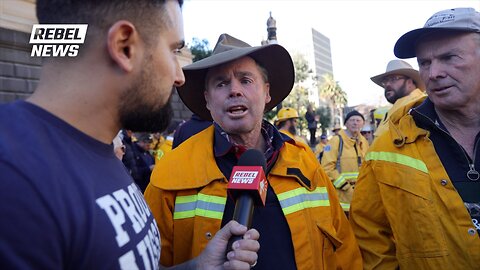 MASSIVE Firefighters and Farmers protest in Melbourne