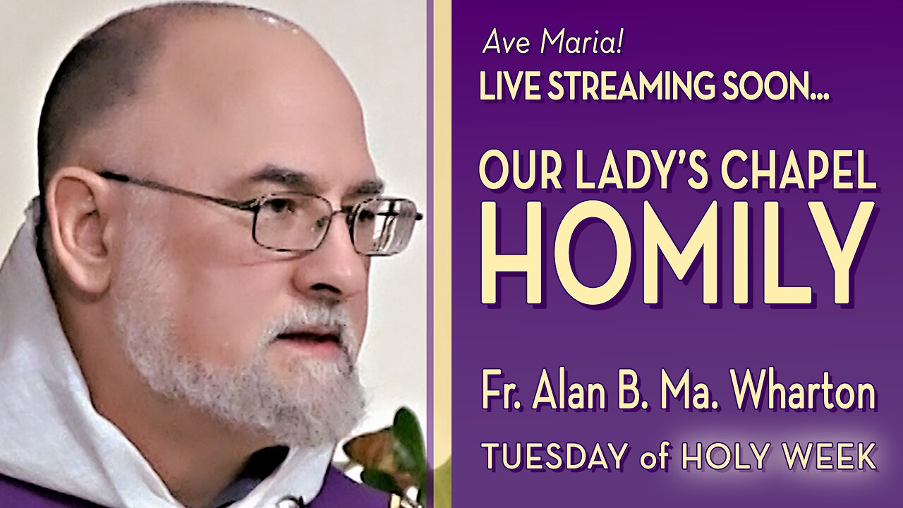 Tueesday of Holy Week - April 15, 2025 - HOMILY