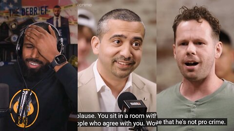 Mehdi Hasan triggers loud and proud "native american" conservative on crime