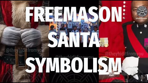 ♦️🎅🏼 MASONIC SANTA SYMBOLISM ▪️ SATANISM, FREEMASONRY