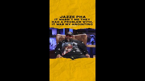 It wasn’t me they had a problem with, it was my anointin