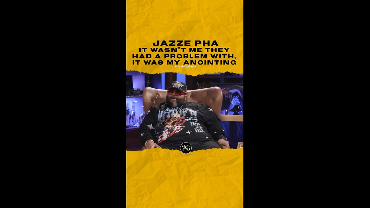 It wasn’t me they had a problem with, it was my anointin