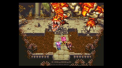 Trials of Mana vs Emperador Dragon (SNES)