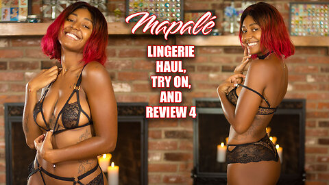 Mapale Lingerie Haul, Try On, and Review 4