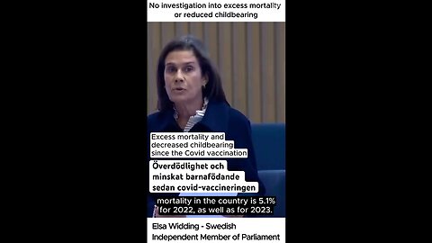 Elsa Widding - No investigation into excess mortality or reduced childbearing