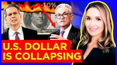 U.S. DOLLAR IN FREE FALL - Biggest Drop in Month