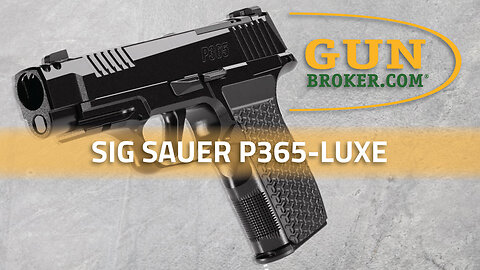 SIG SAUER P365-LUXE — The New Standard in Soft-Shooting Micro-Compact Carry #sigsauer #signext
