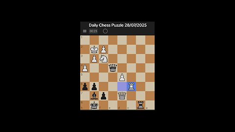 Daily Chess Puzzle 28/07/2025
