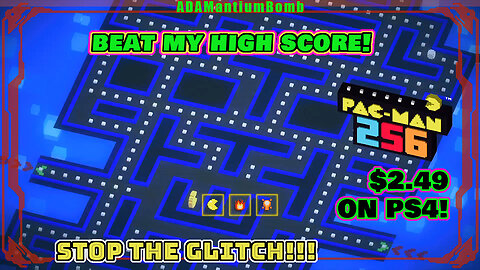 Pac-Man 256 | WARNING! Most Addictive Game EVER!🥠 New High Score w/ basic low, to mid-tier power-ups