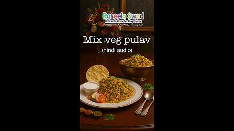 mix veg pulao (hindi audio) मिक्स वेज पुलाओ મિક્સ વેજ પુલાવ #youtube #food #trending #shorts