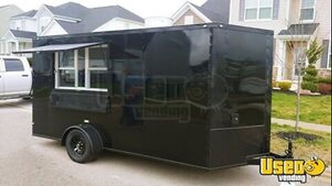 Fully Equipped - 2023 7' x 14 'Kitchen Food Concession Trailer for sale in Ohio!